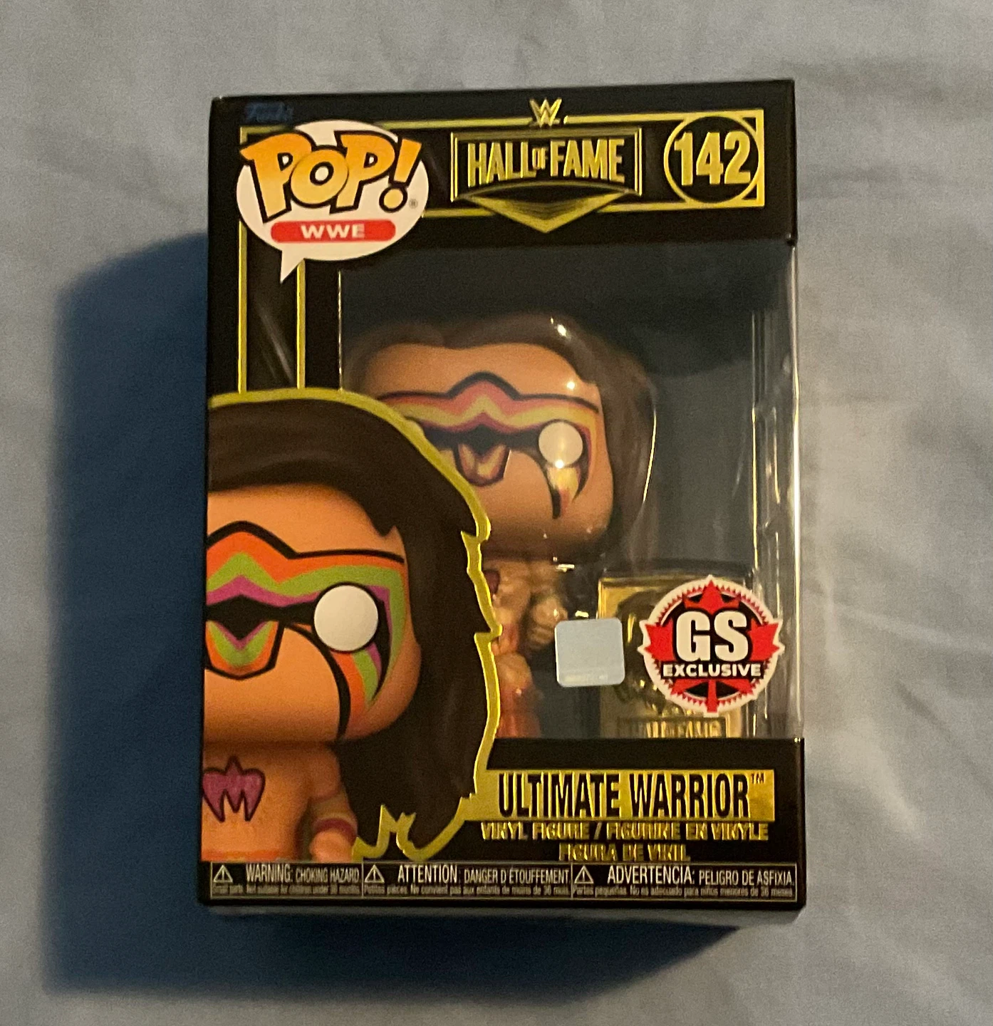 Funko Pop! Ultimate Warrior WWE Hall of Fame GameStop Exclusive
