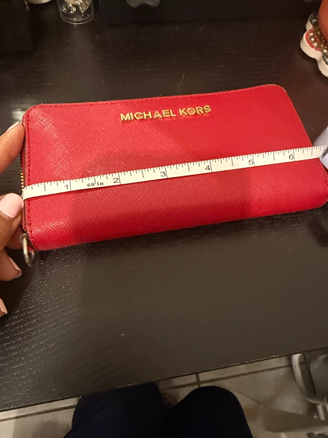 Michael Kors Red Zip Around Wallet - photo 5