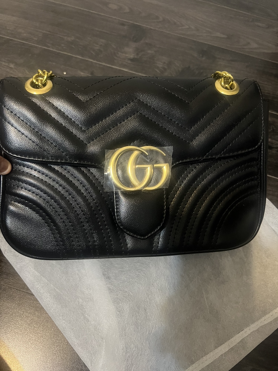 Black Gucci Marmont Matelassé Shoulder Bag - photo 5