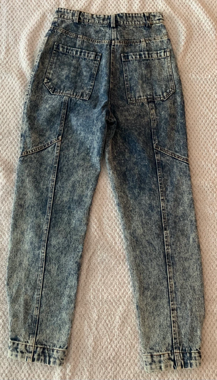 Moon River Acid Wash Button-Fly Jeans - photo 5