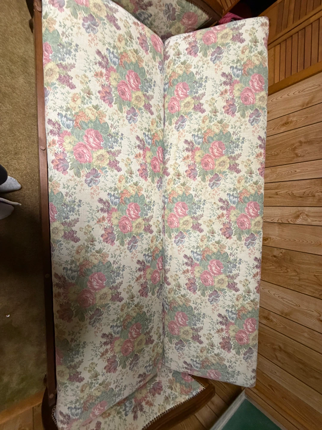 Floral Upholstered Sofa Daybed - photo 4