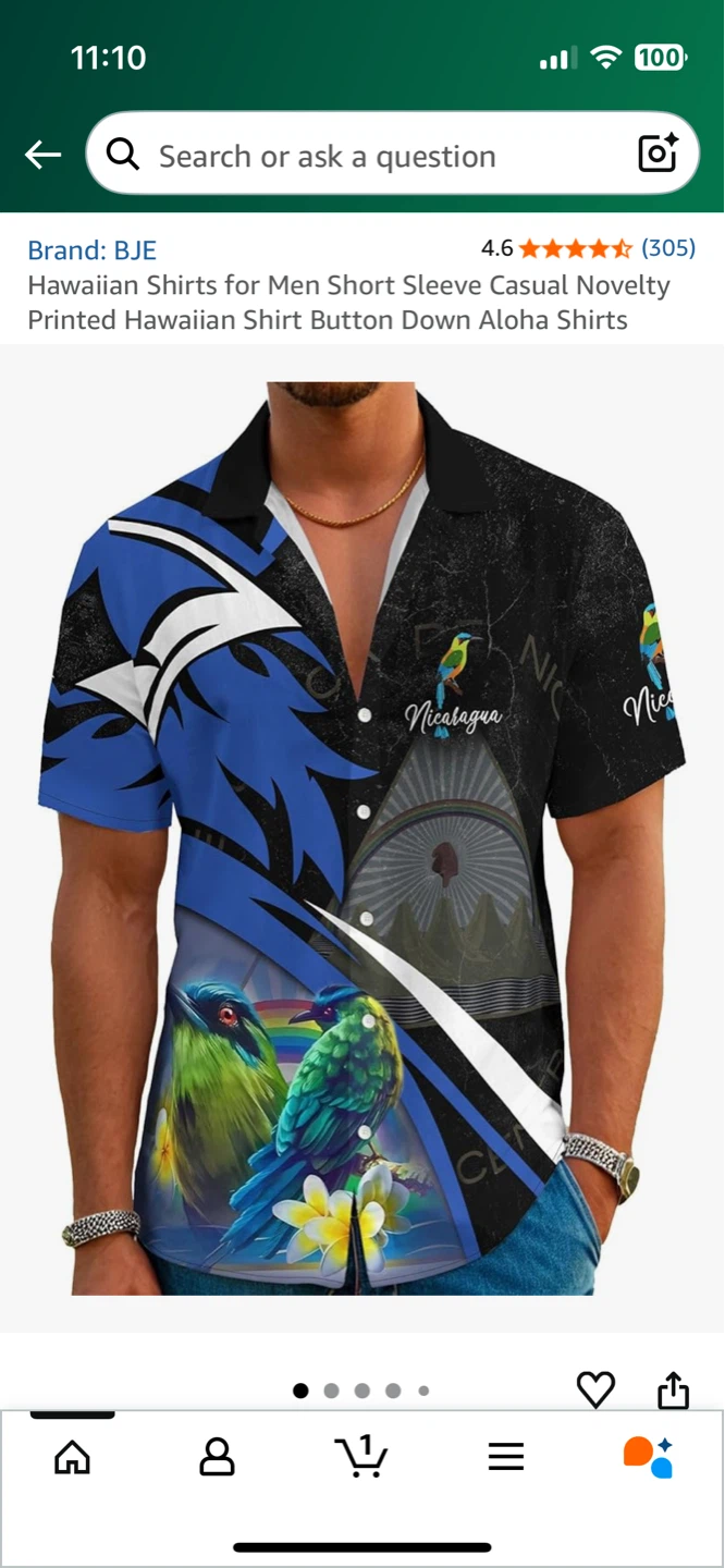 BJE Men's Hawaiian Shirt - photo 4