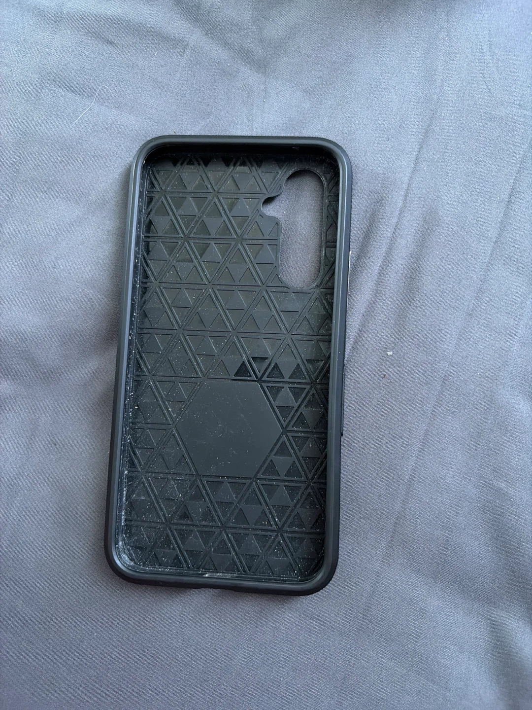 Black Samsung Galaxy a54 Phone Case with Textured Grip