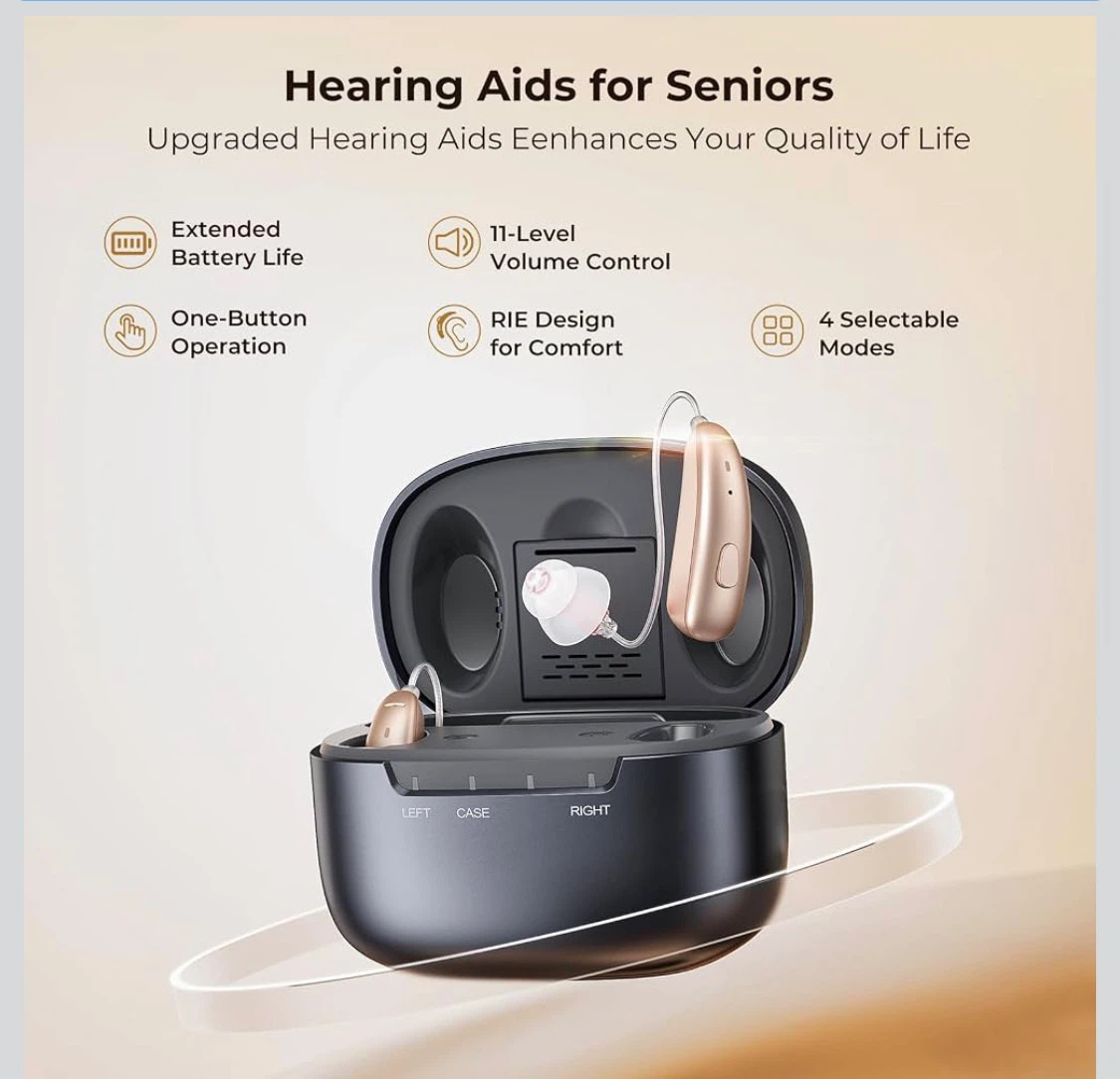 VOHON OTC Hearing Aid with Charging Case - photo 2