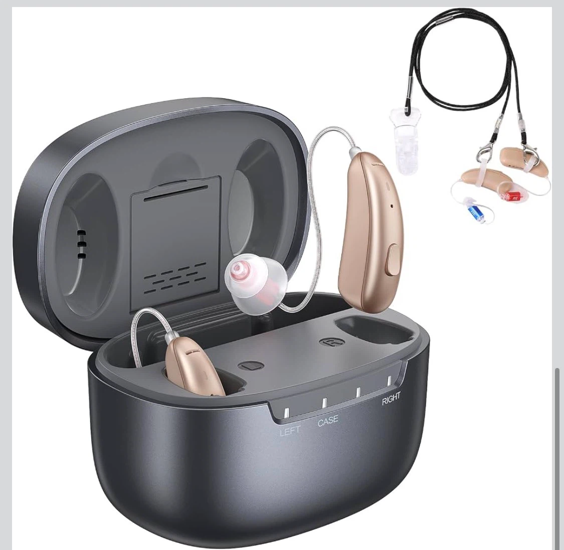 VOHON OTC Hearing Aid with Charging Case - photo 4