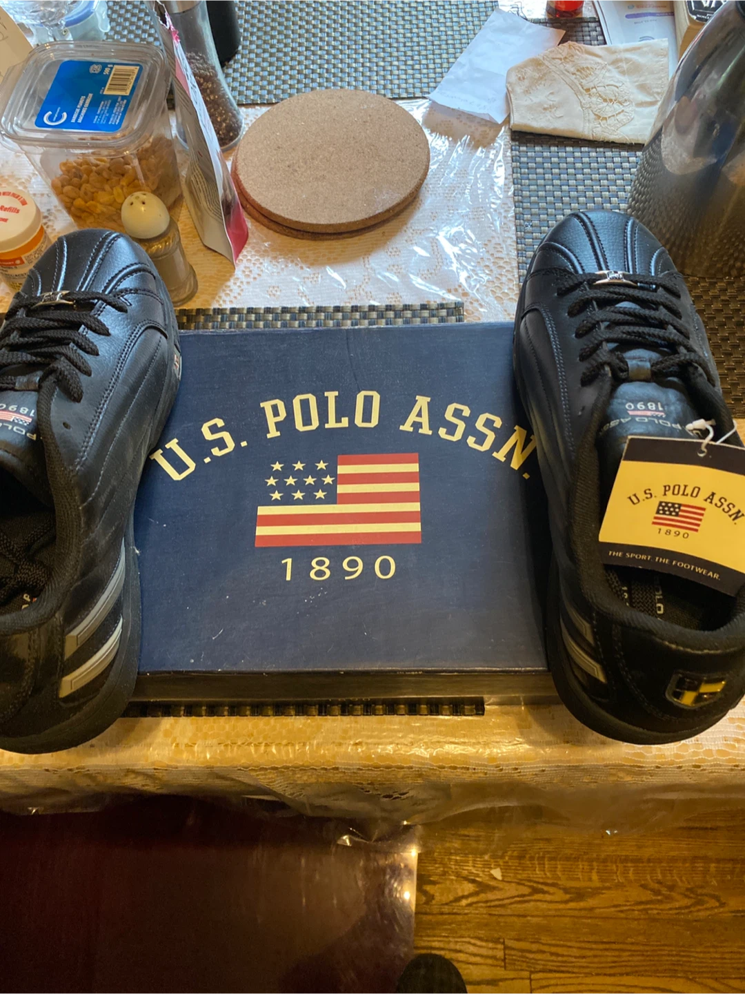 U.S. Polo Assn. Black Sneakers