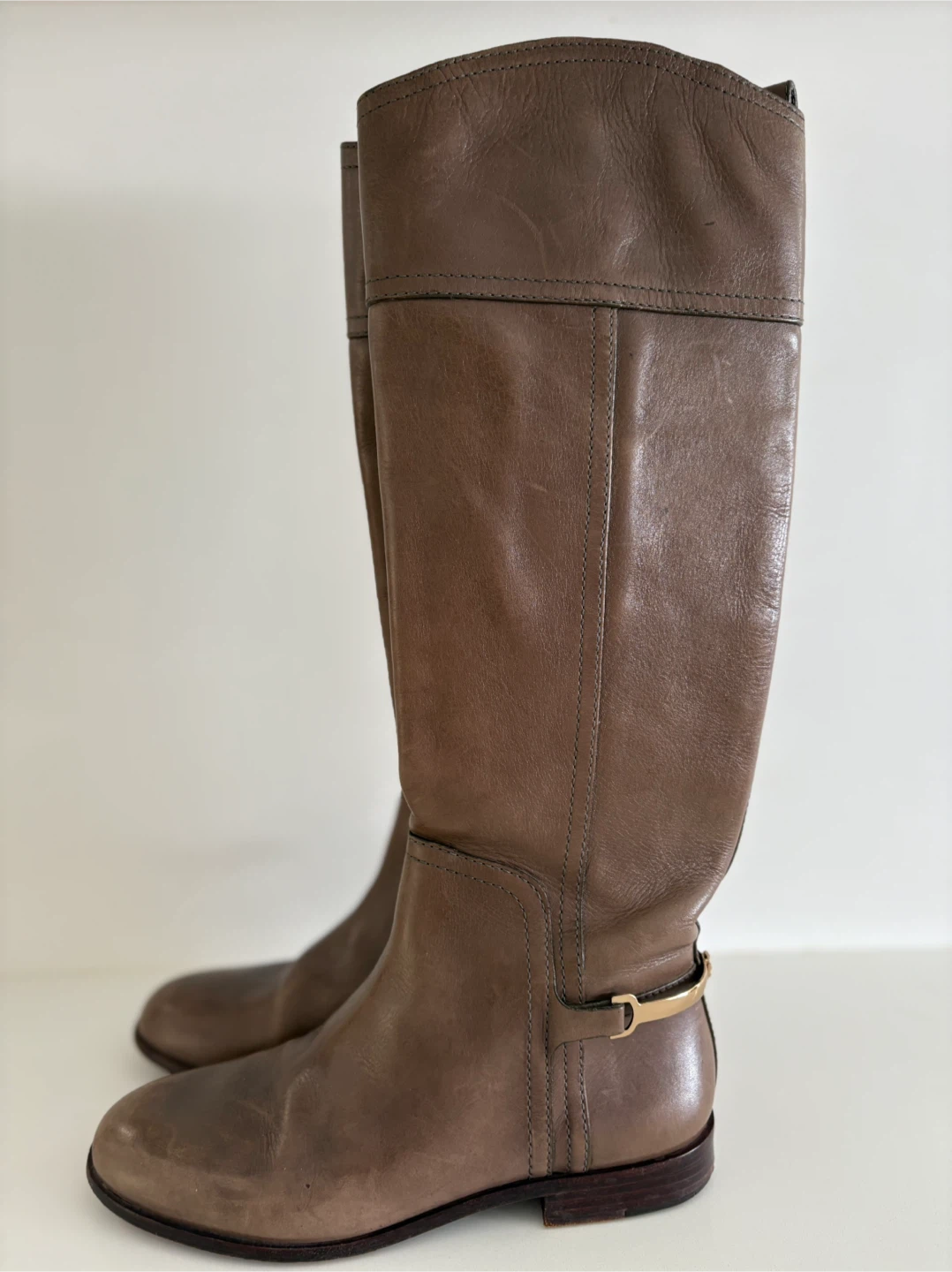 Tory Burch Tall Leather Riding Boots Size 6.5
