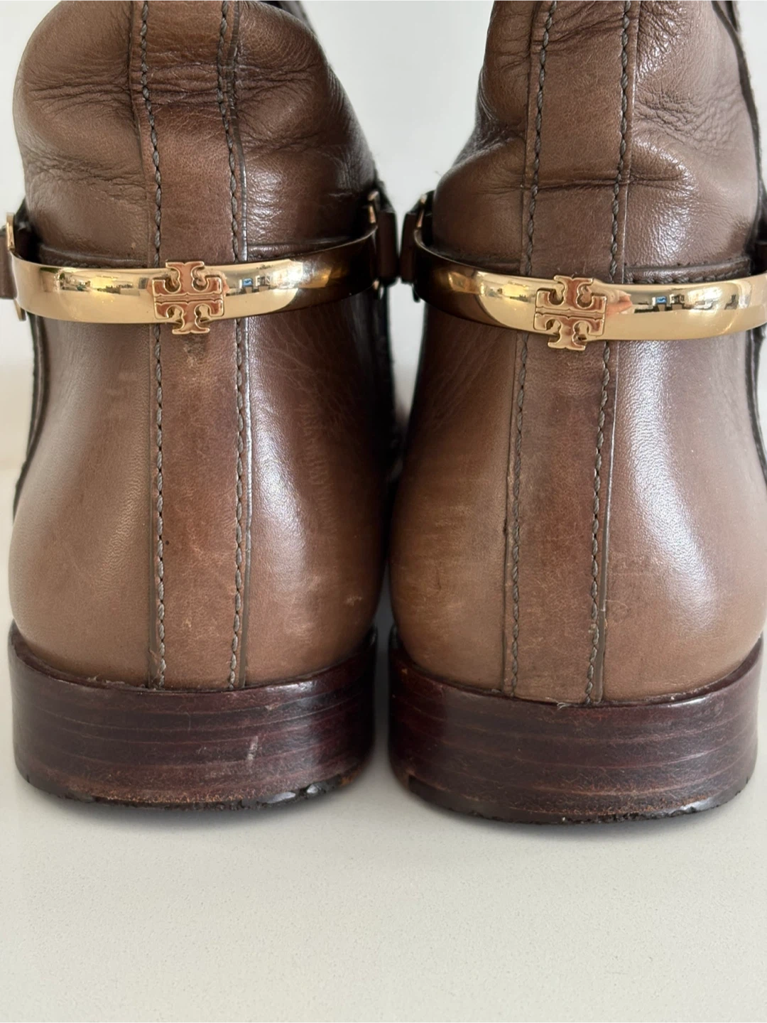 Tory Burch Tall Leather Riding Boots Size 6.5 - photo 3