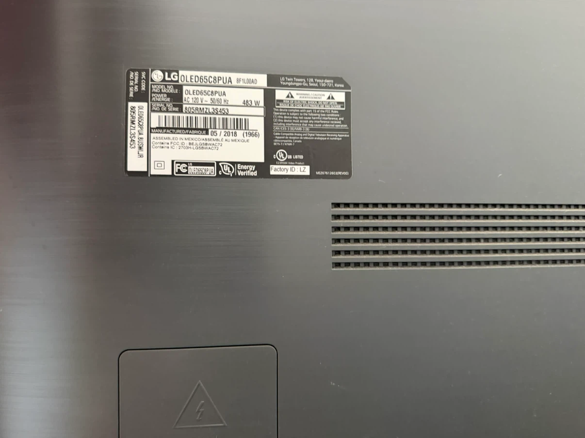 LG 65” OLED TV - photo 3