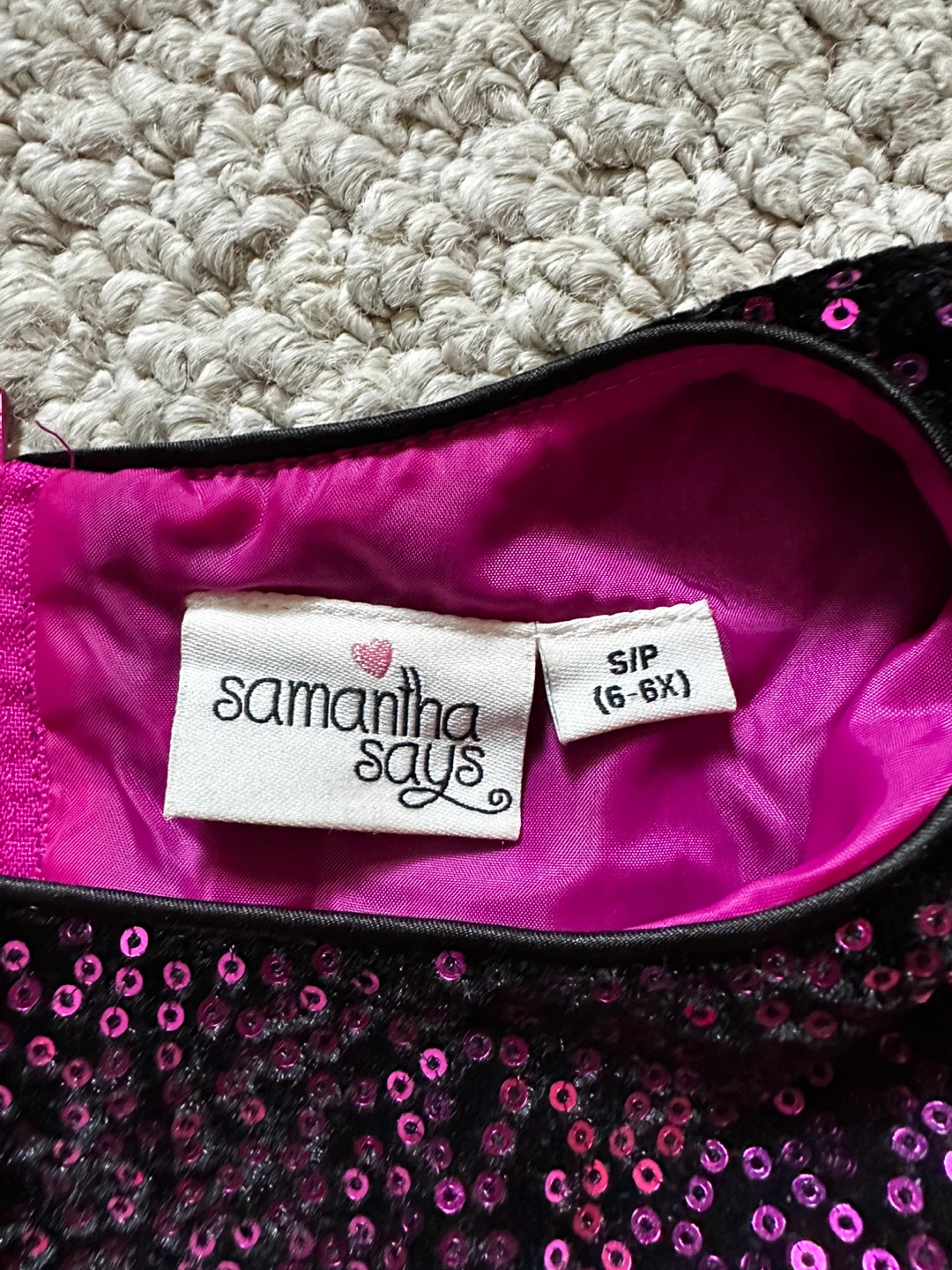 Samantha Says Girls Sequin Dress - photo 4