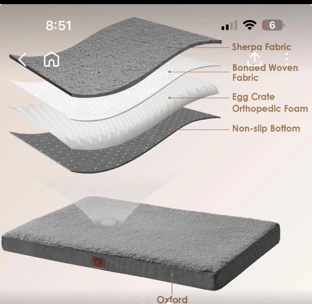 Orthopedic Pet Bed