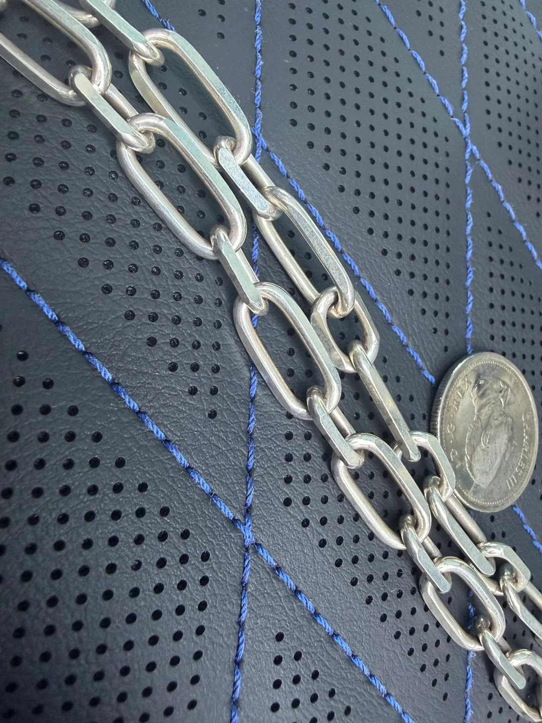 Silver Chunky Link Chain Necklace