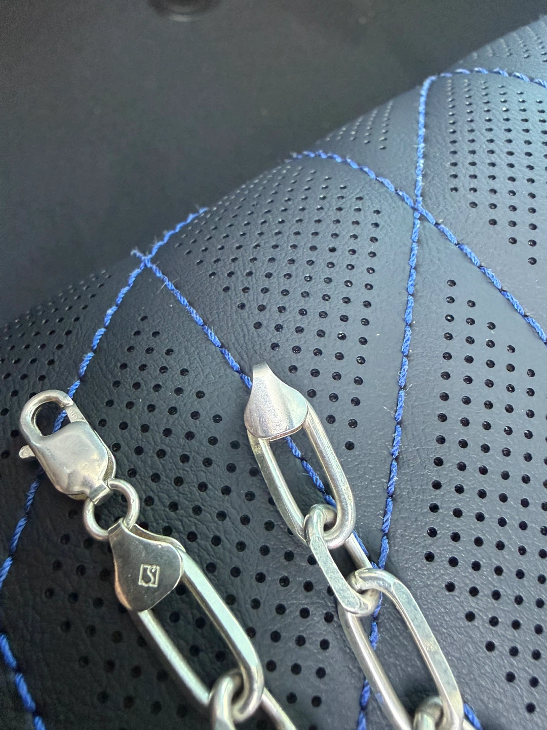 Silver Chunky Link Chain Necklace - photo 3