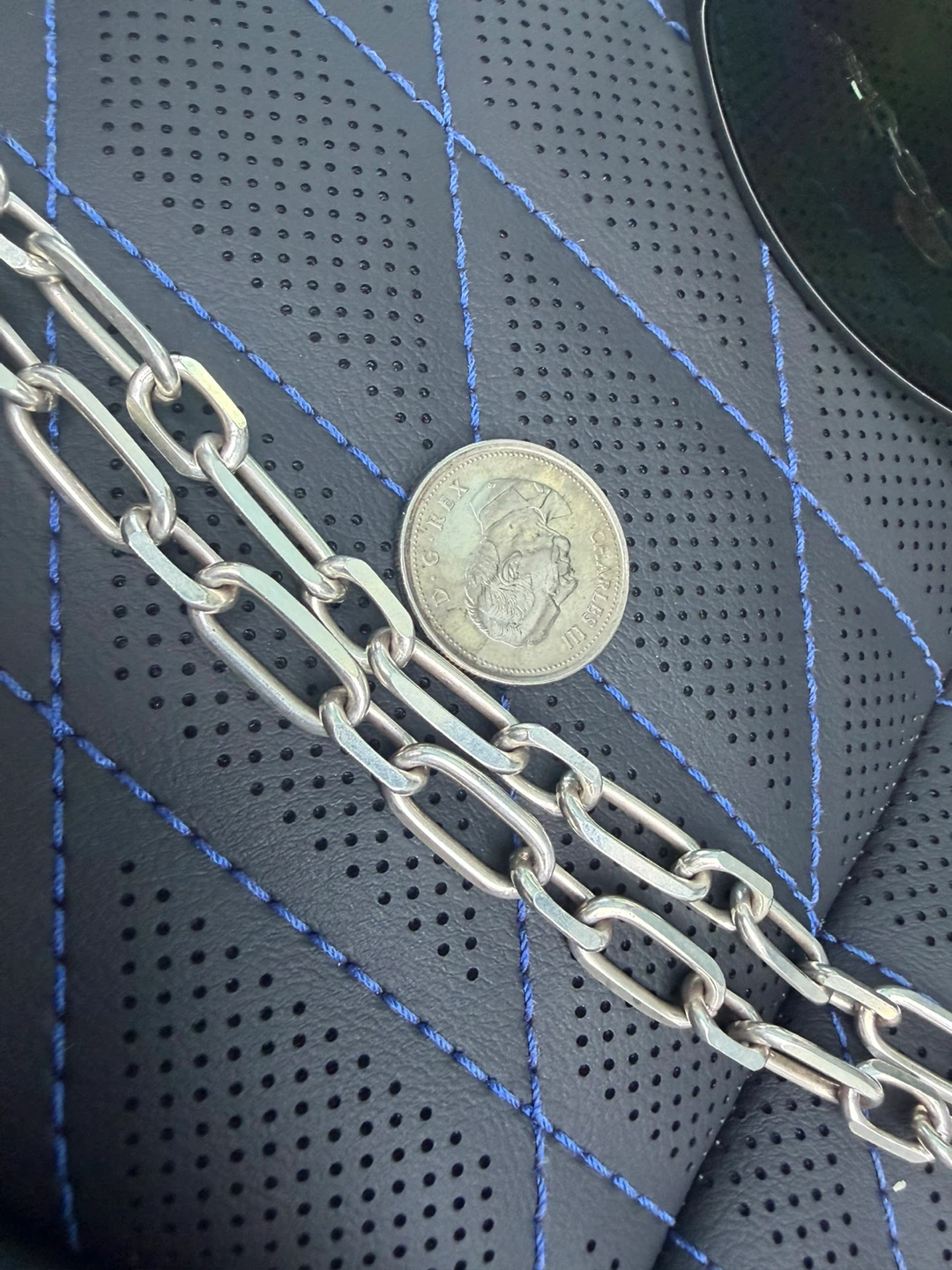 Silver Chunky Link Chain Necklace - photo 2