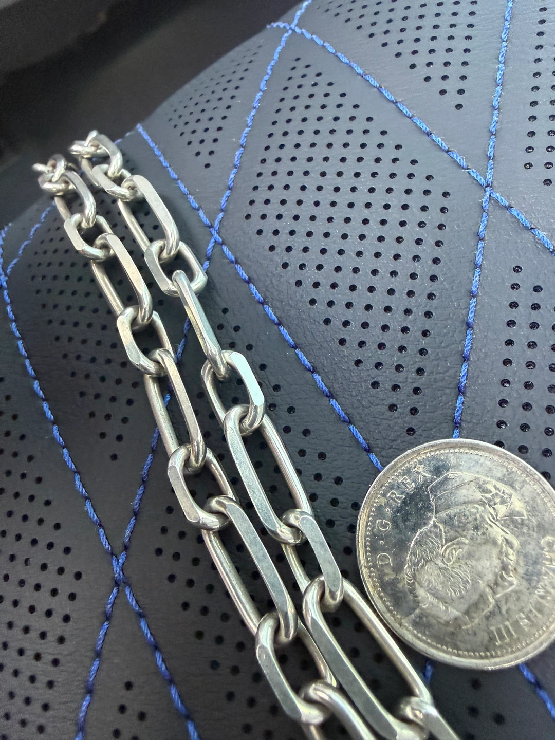 Silver Chunky Link Chain Necklace - photo 4