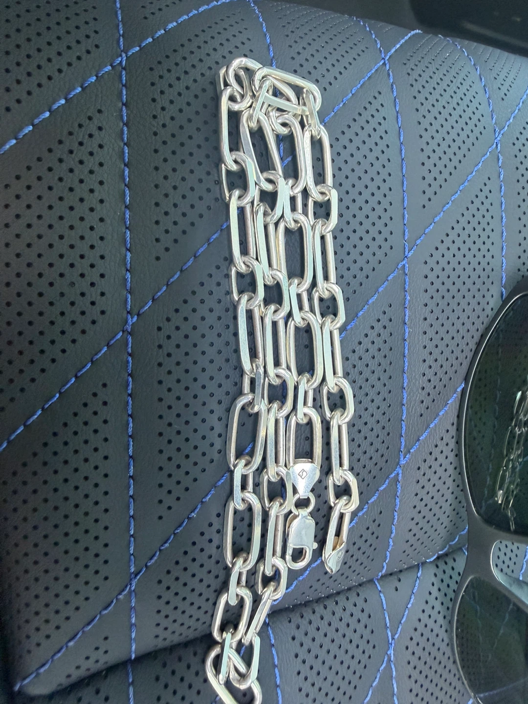 Silver Chunky Link Chain Necklace - photo 5
