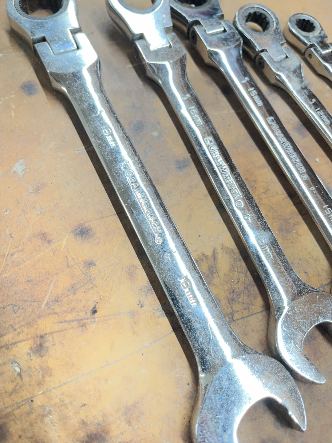 GearWrench Ratcheting Wrenches Set (5 pcs) - photo 2