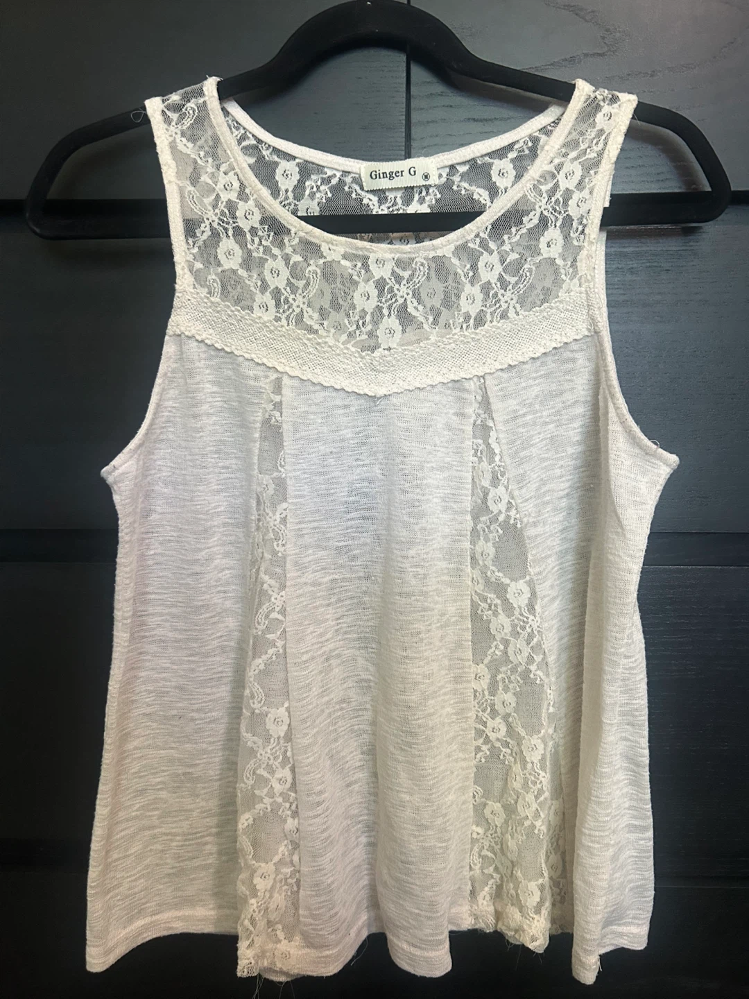 M - Lace Tank Top
