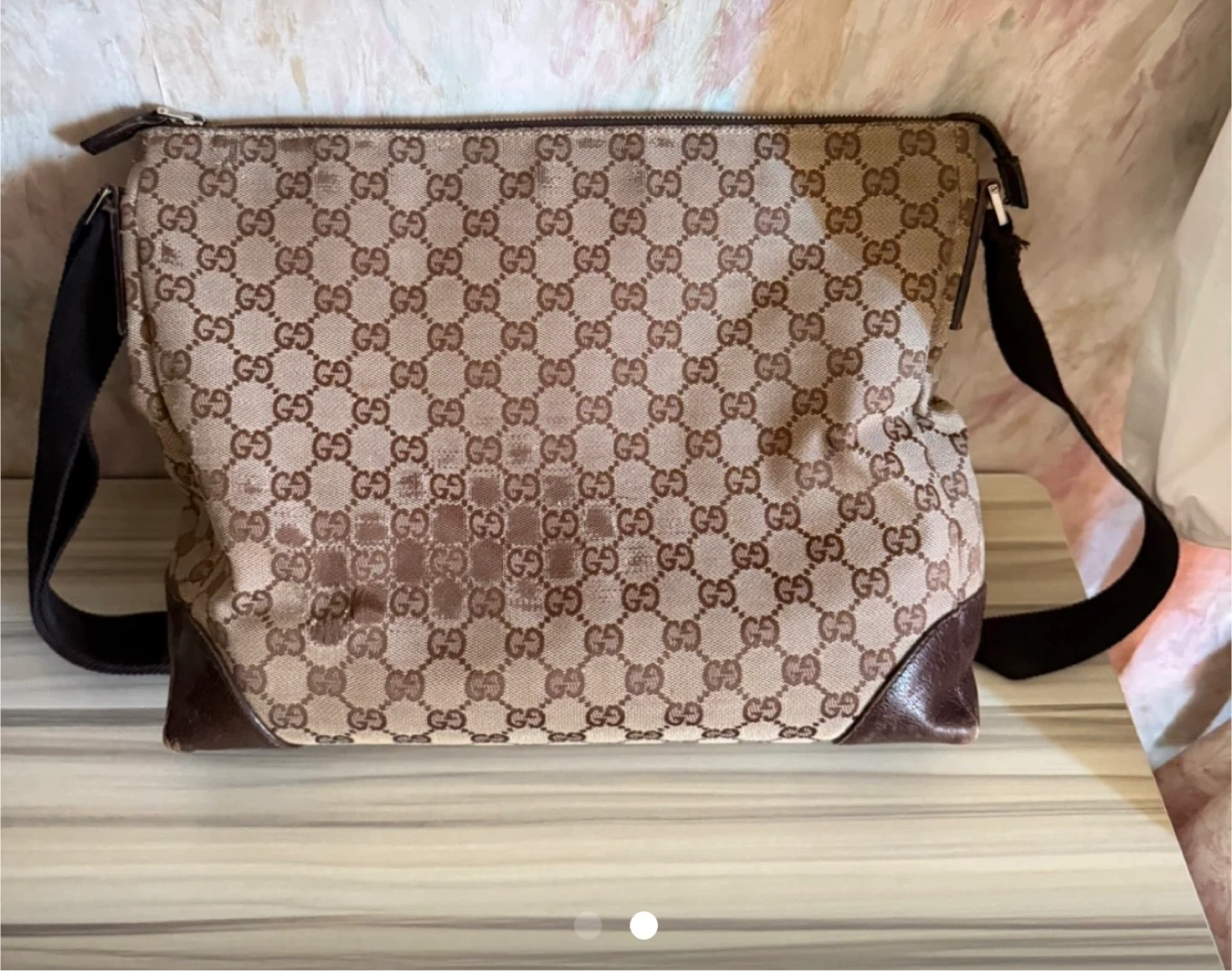 Gucci Monogram Canvas Messenger Bag - photo 3