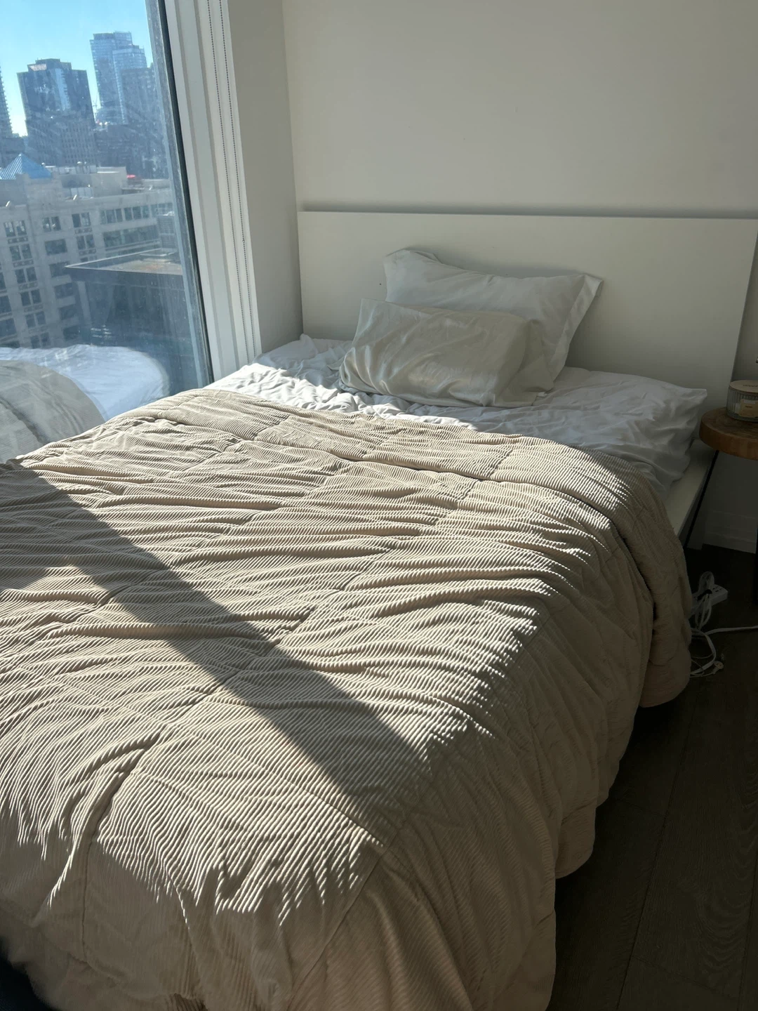 Bed frame and mattress