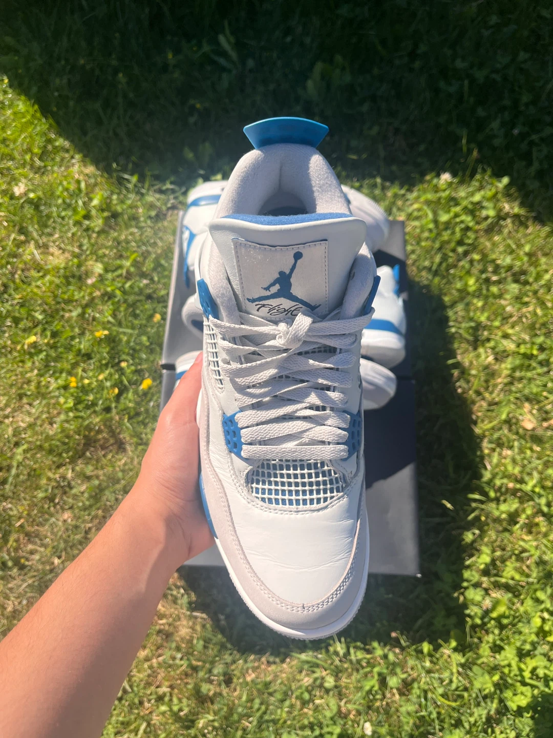 Jordan 4 military blue (SIZE 9.5M) - photo 2