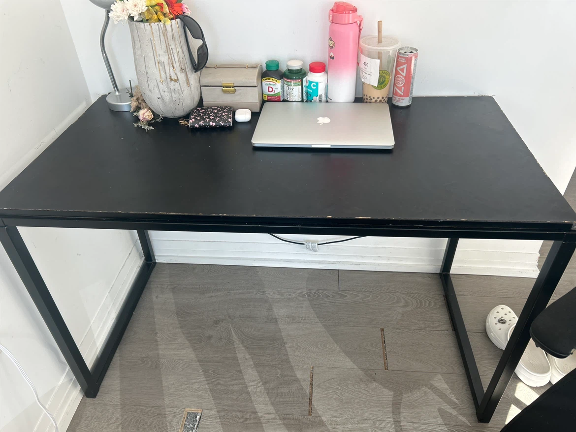 Black Metal Frame Desk