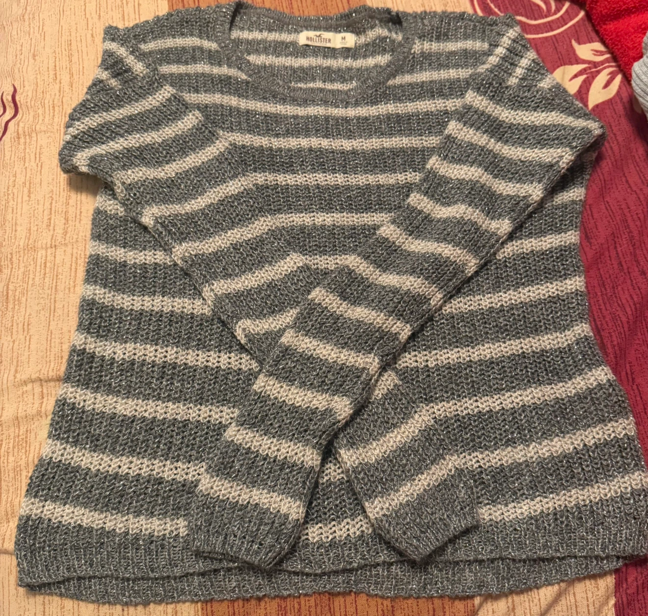 Hollister Striped Sweater - Medium
