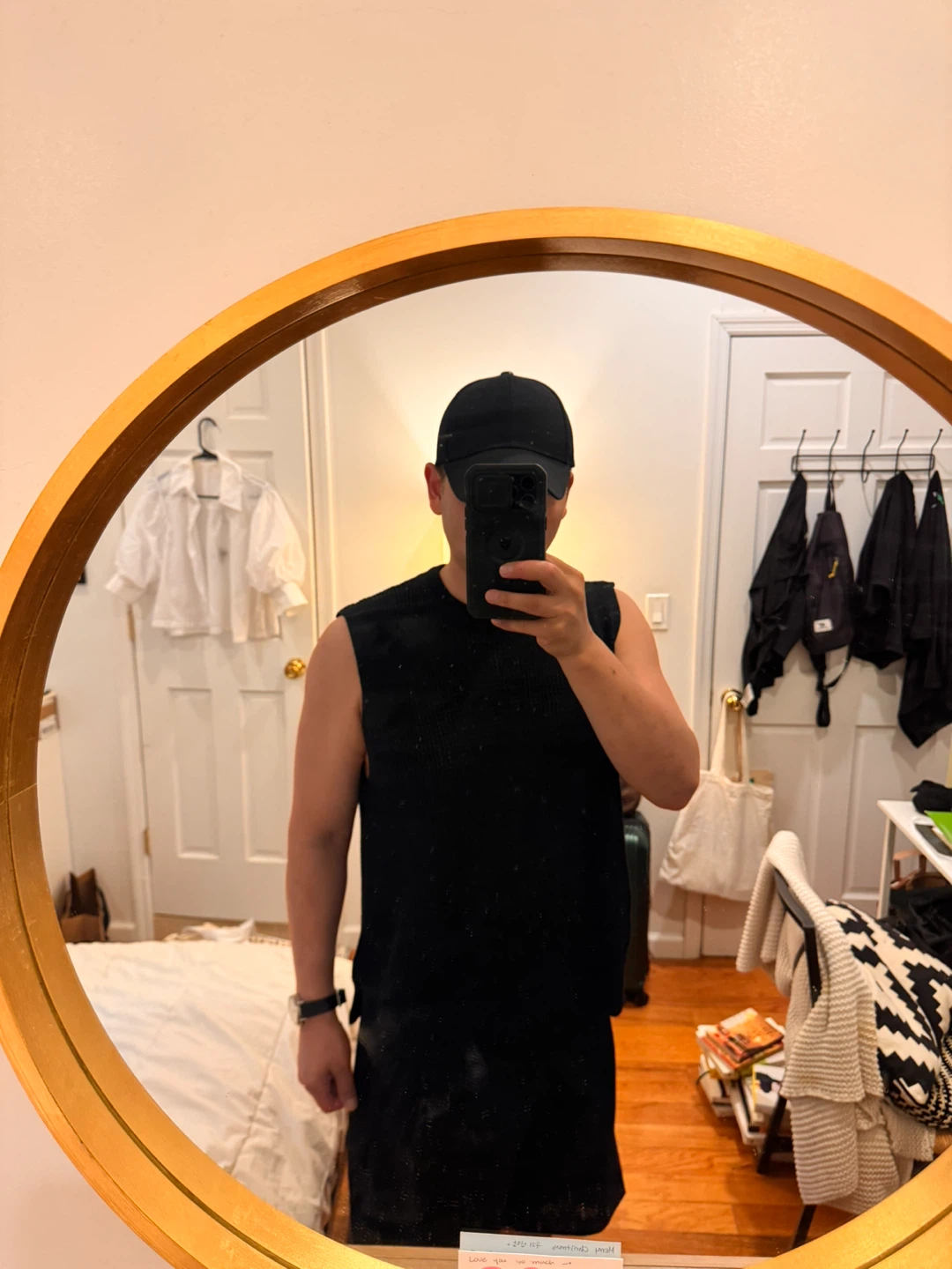 Zara Black Knit Sleeveless Vest Sweater L size - photo 4