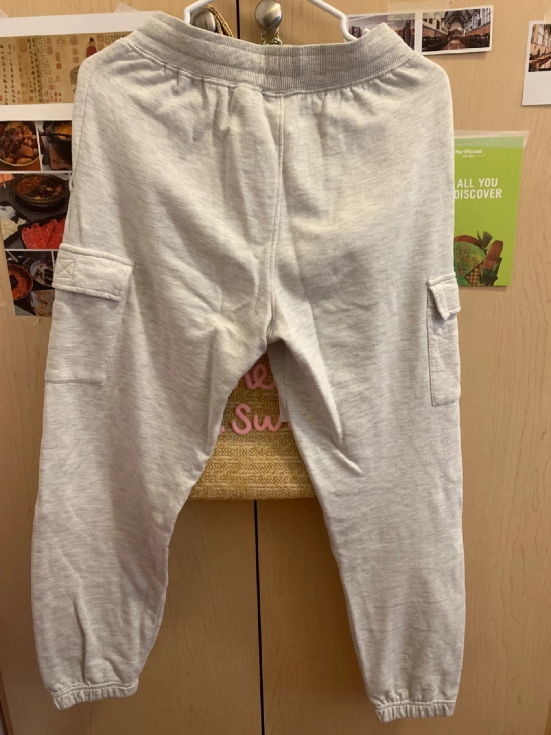 Size S Women's Fleece Lined Cargo Joggers Stretchy Sweatpants - photo 4