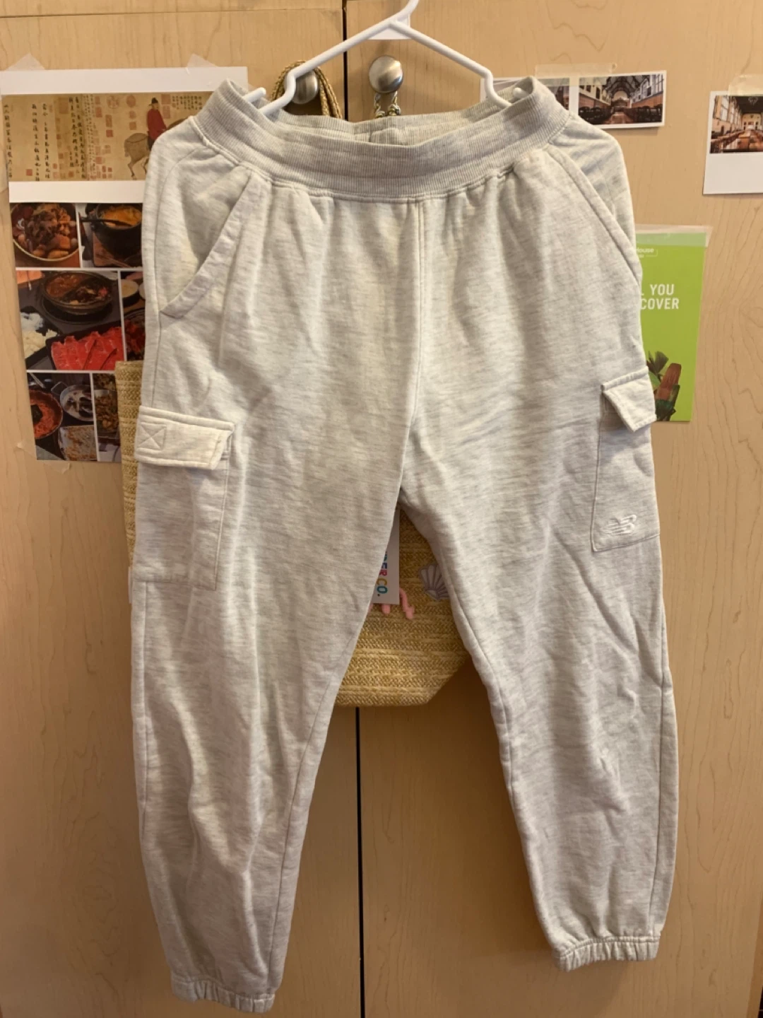 Size S Women's Fleece Lined Cargo Joggers Stretchy Sweatpants - photo 3