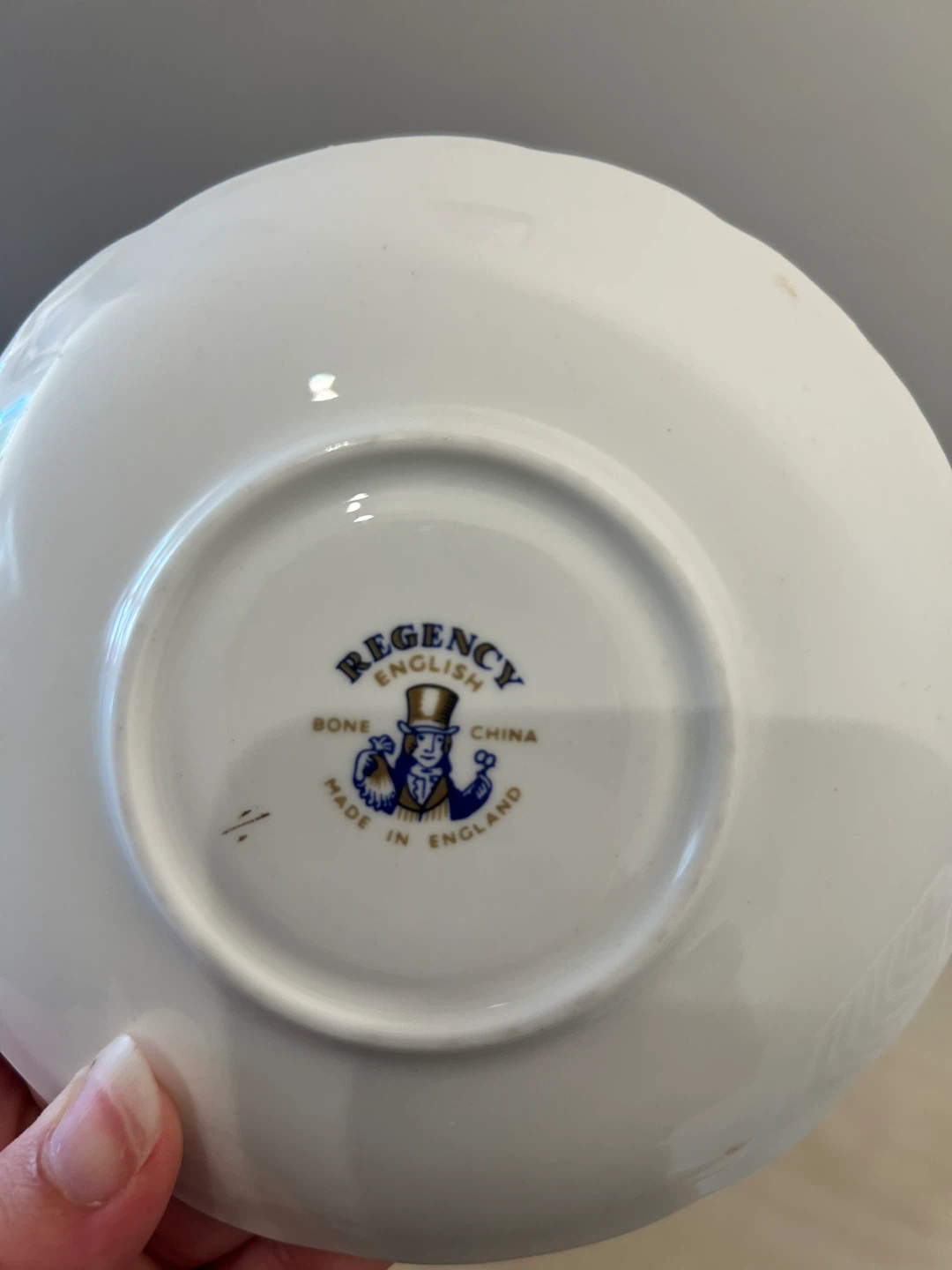 Regency English Bone China Teacup and Saucer Set - photo 2