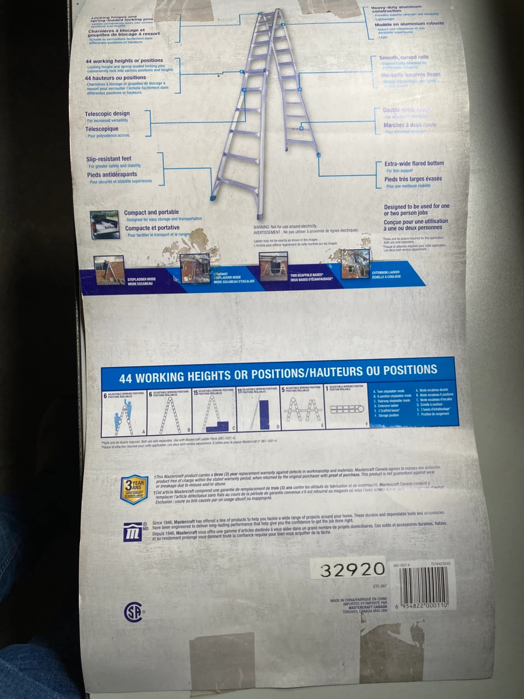 Mastercraft 22’ Multi-Position Ladder – Like New – $150 OBO - photo 2