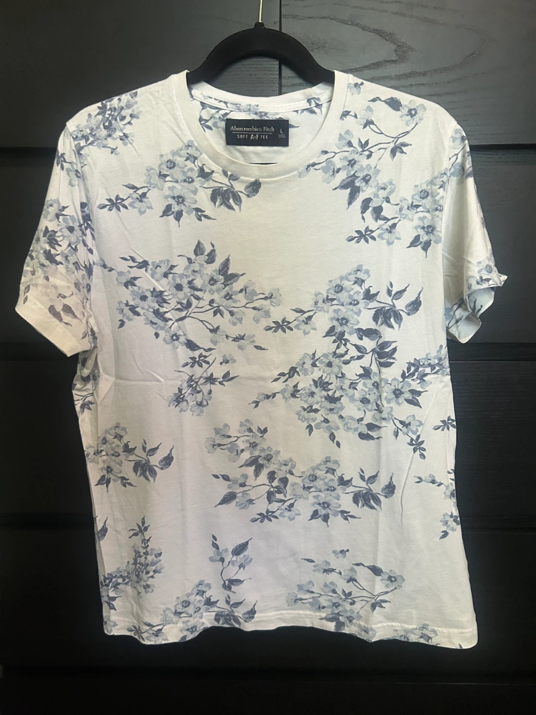 L - Floral Soft A&F Tee