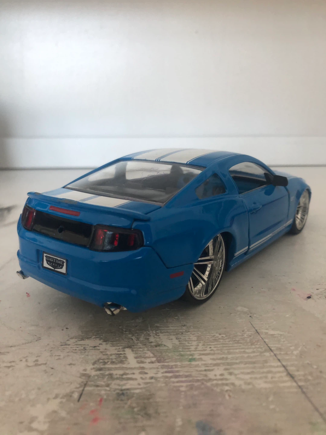Blue Ford Mustang GT Toy Car - photo 2