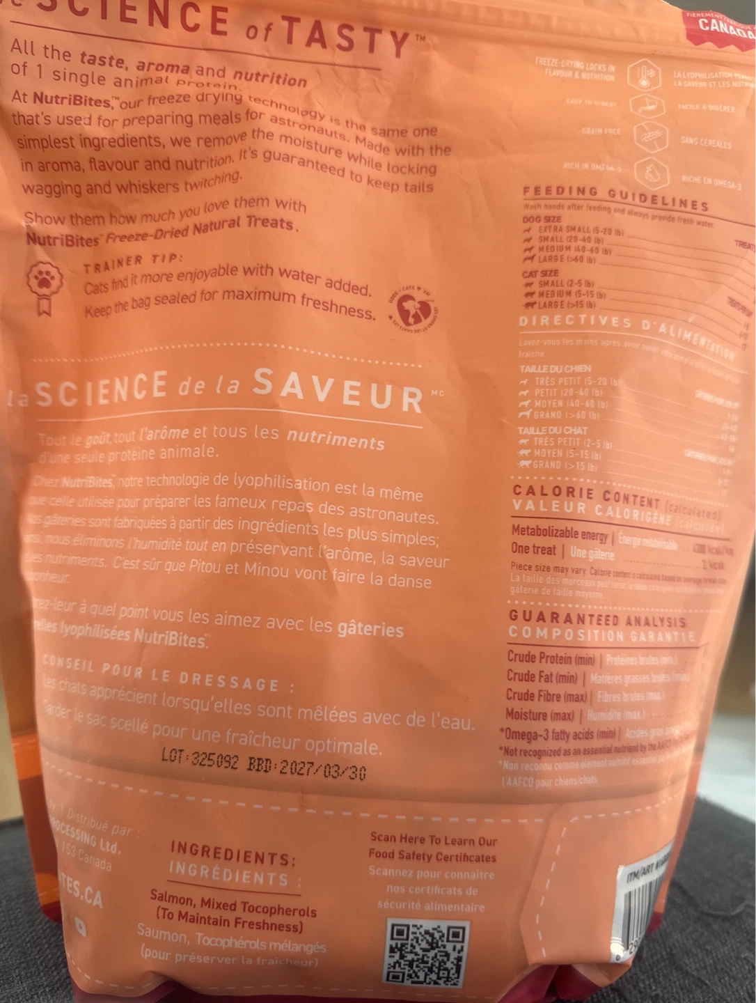 Nutri-Bites Freeze Dried Salmon Dog & Cat Treats - photo 2