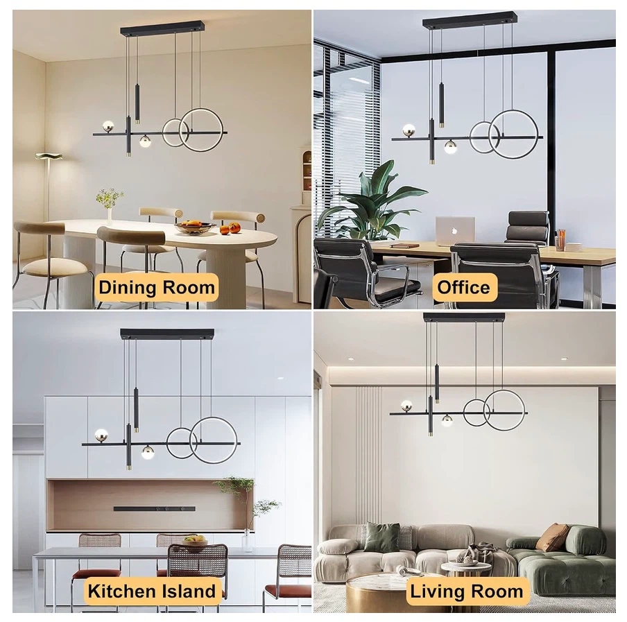 Modern LED Chandelier Pendant Light Fixture - photo 3