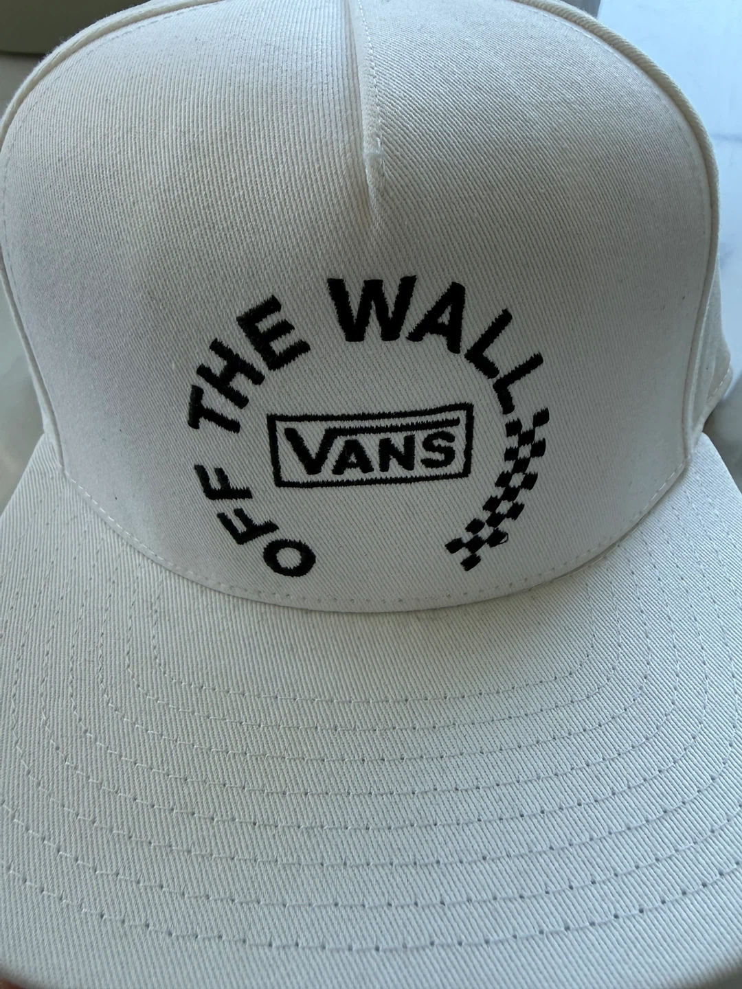 New Vans "Off The Wall" White baseball hat - photo 2