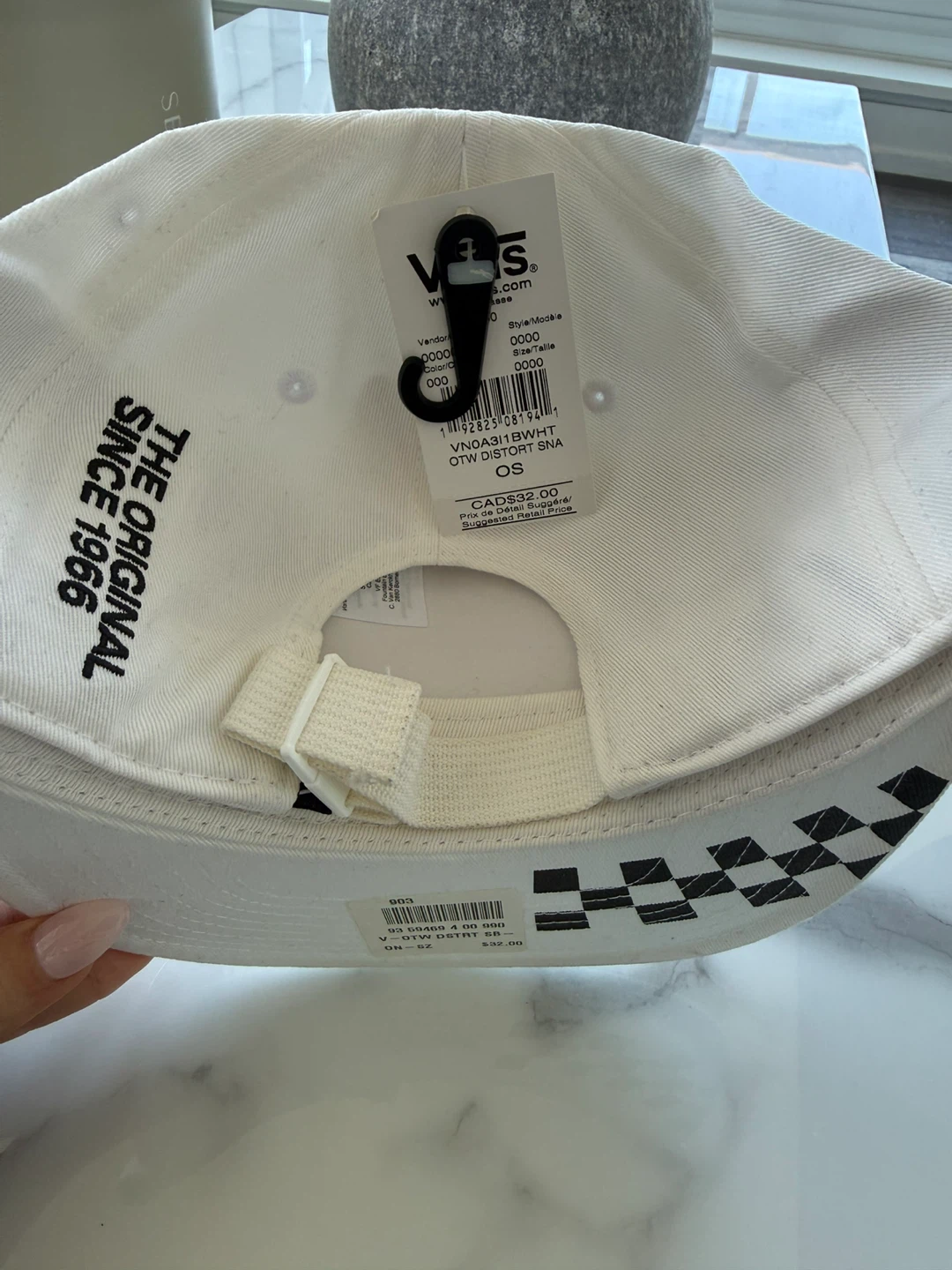 New Vans "Off The Wall" White baseball hat - photo 3