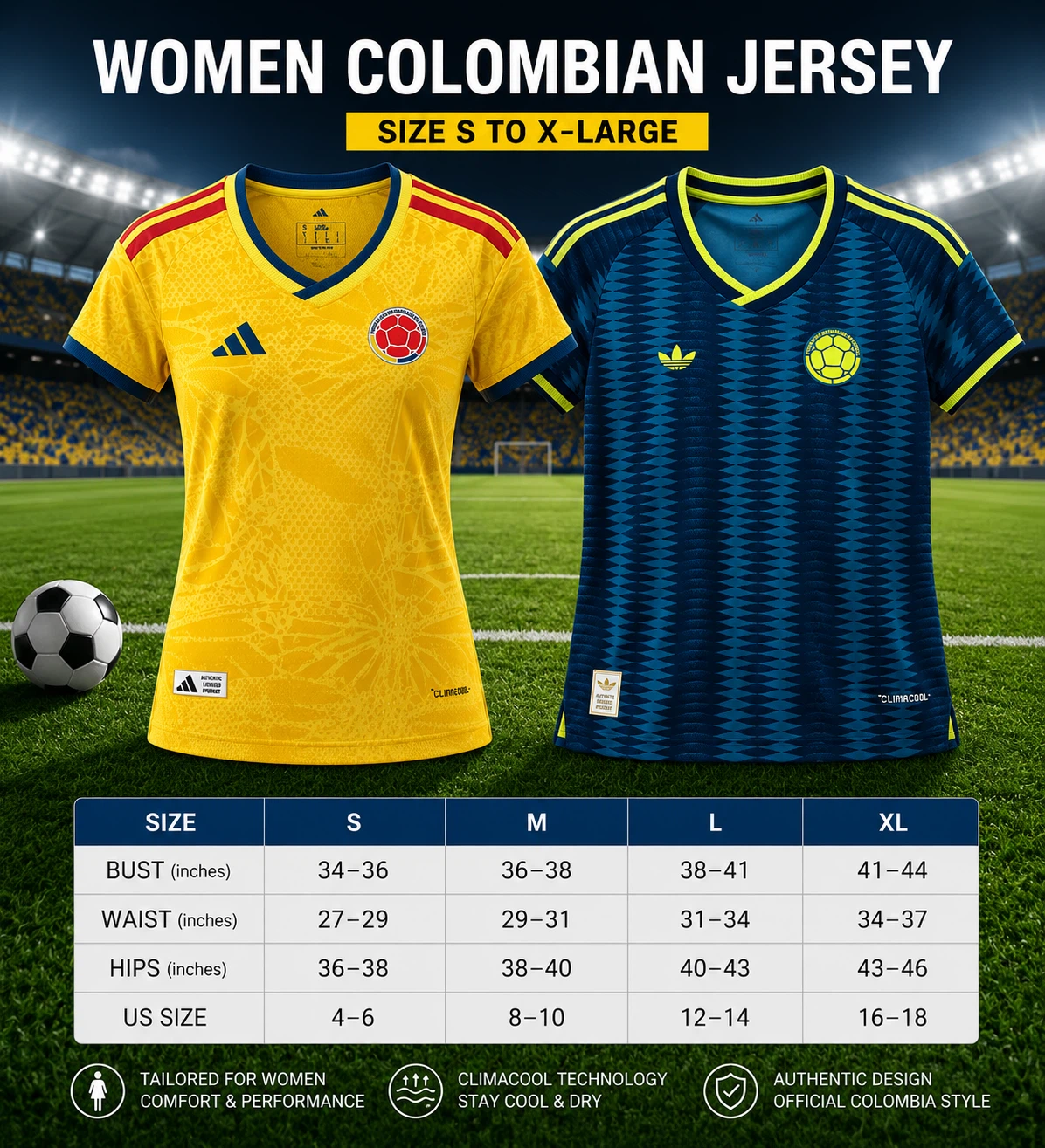 Adidas Colombia Soccer Jersey - photo 3