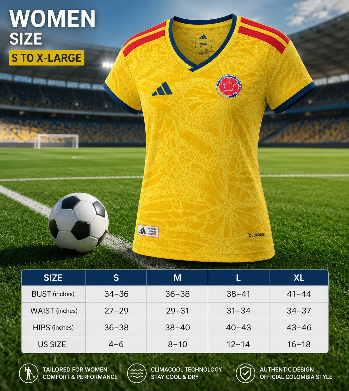 Adidas Colombia Soccer Jersey - photo 4