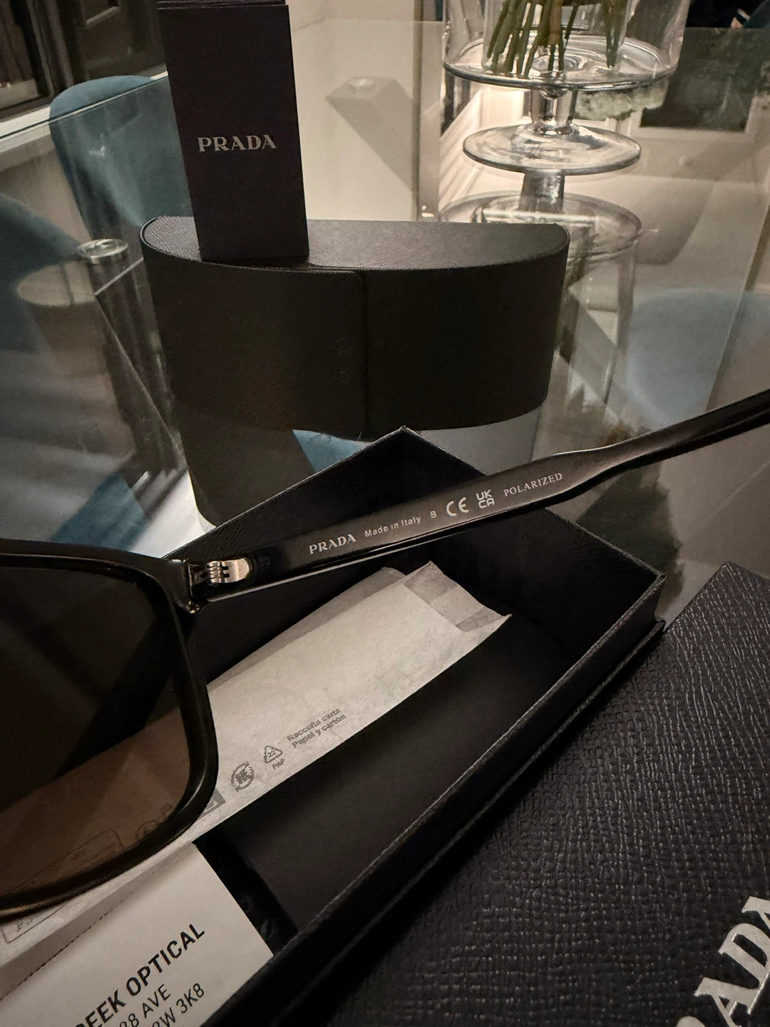 Prada Men’s Sunglasses Black A22S XL Polarized - photo 4