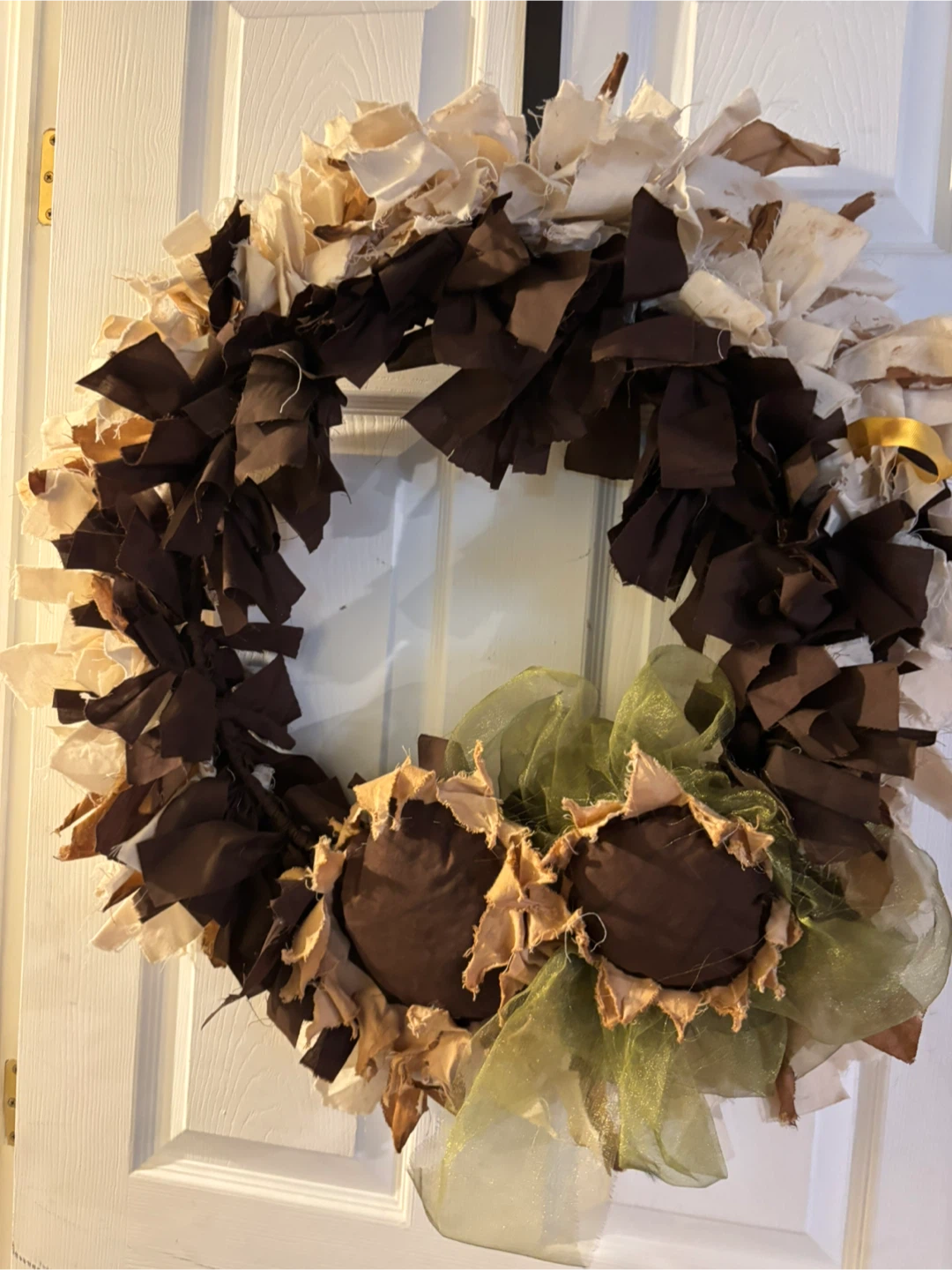 Fabric Wreath with Sunflowers - photo 2