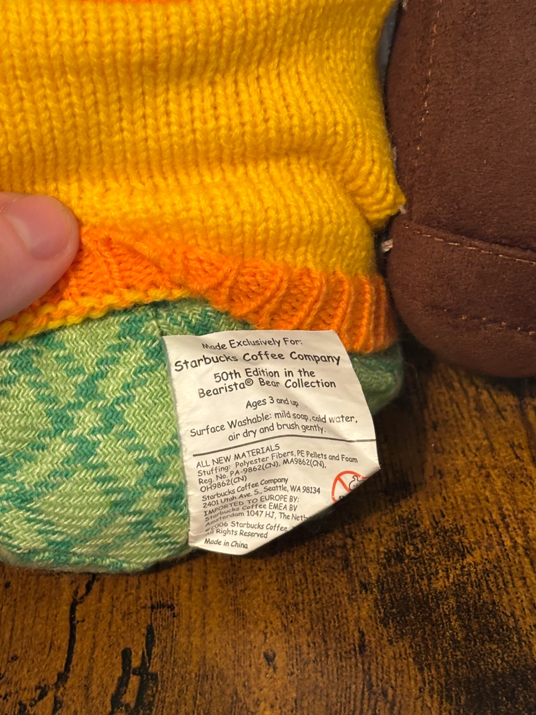 Starbucks Bearista Bear 50th Edition Collection Plush Toy - photo 3