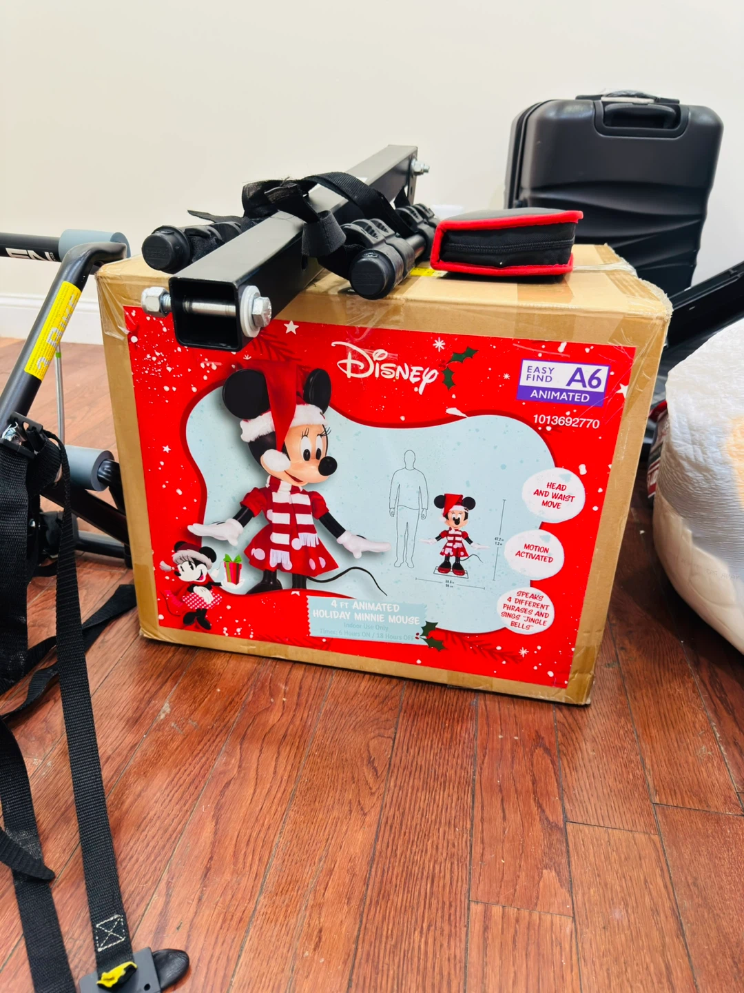Disney 4 FT Animated Holiday Minnie Mouse