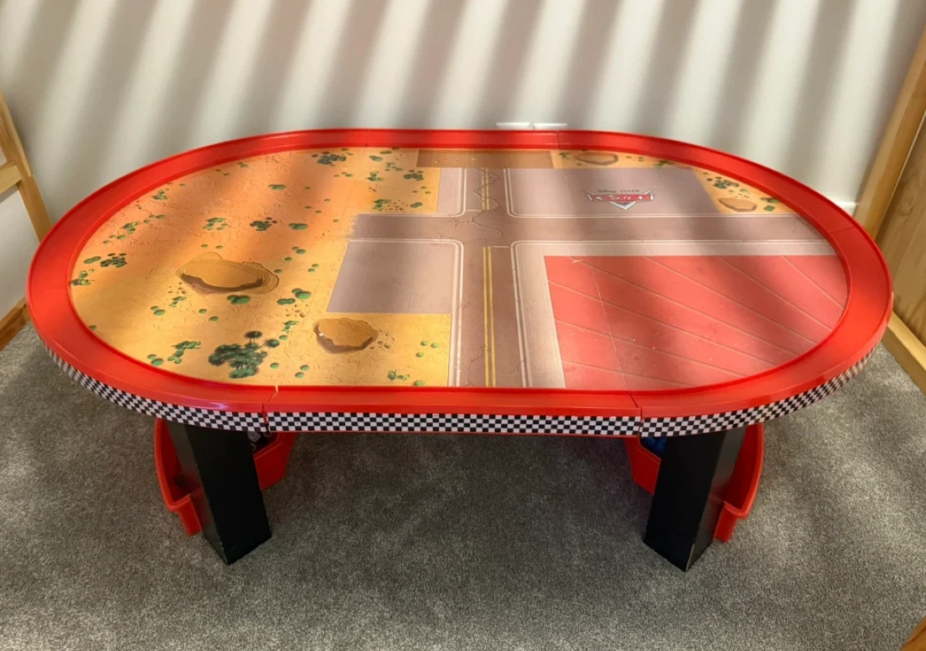 Disney Pixar Cars Wooden Play Table with Accessories - photo 2