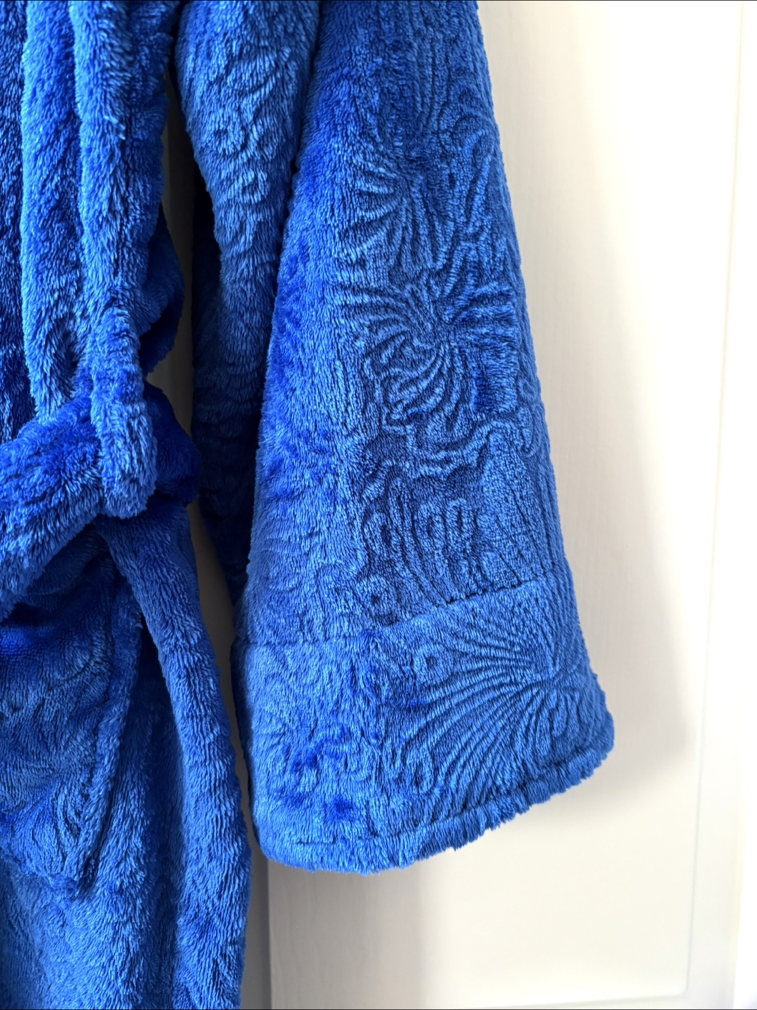 Royal Blue Thick Cozy Plush Robe - Fit S/PM - photo 5