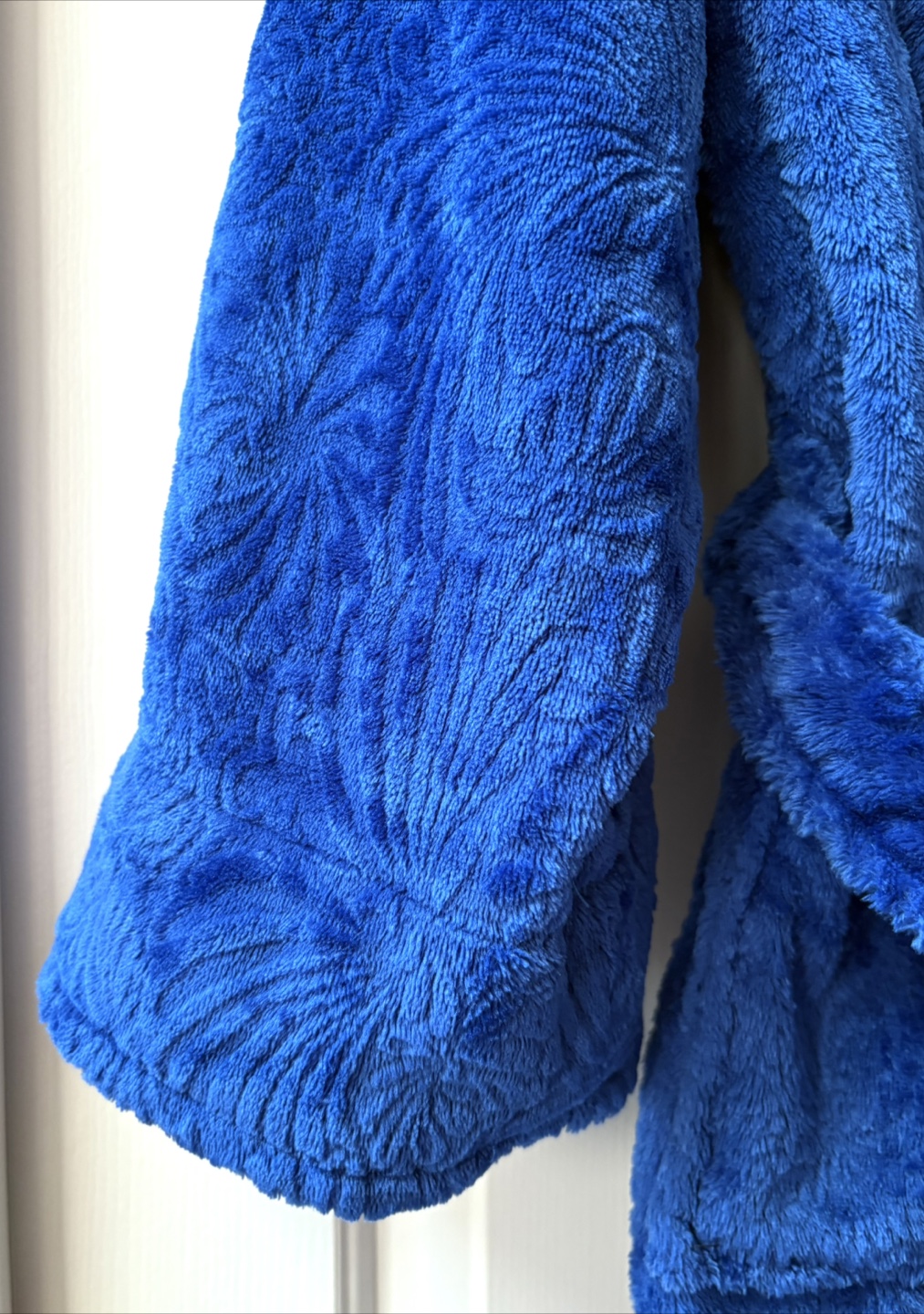 Royal Blue Thick Cozy Plush Robe - Fit S/PM - photo 3