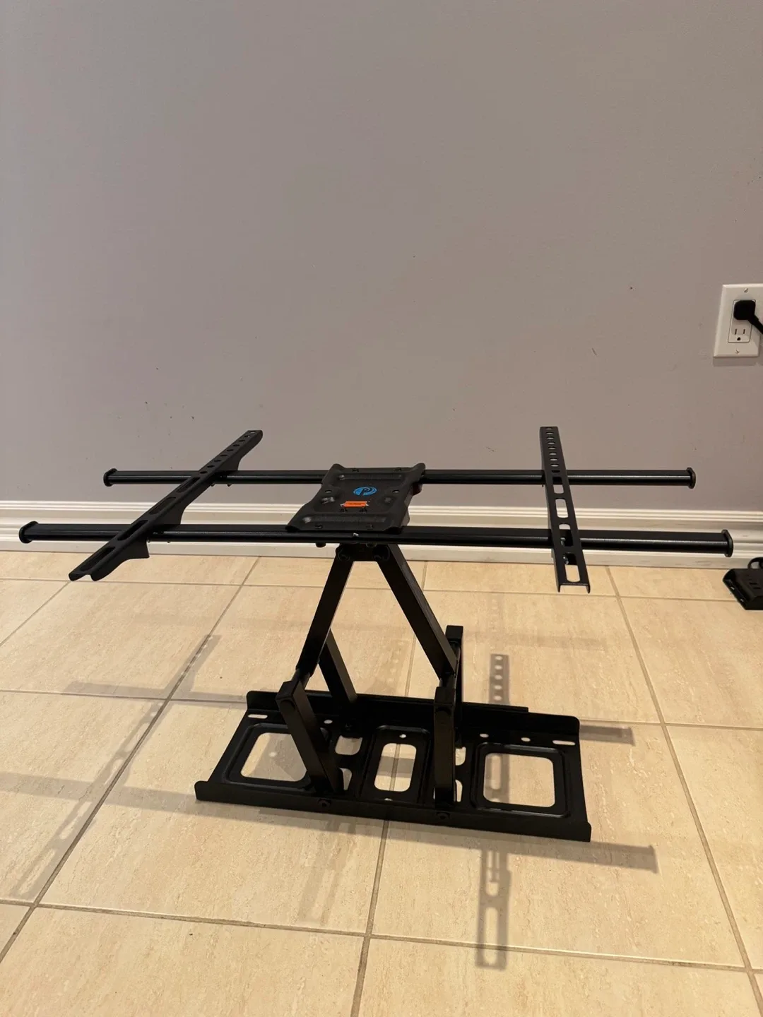 Black Full-Motion TV Wall Mount