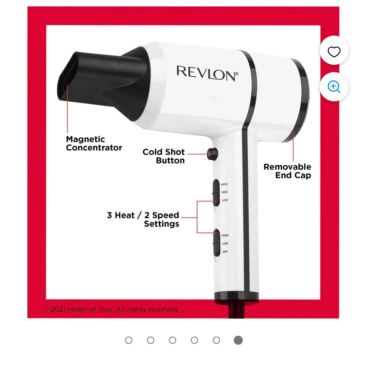 Revlon Dry & Shine Compact Hair Dryer - photo 3