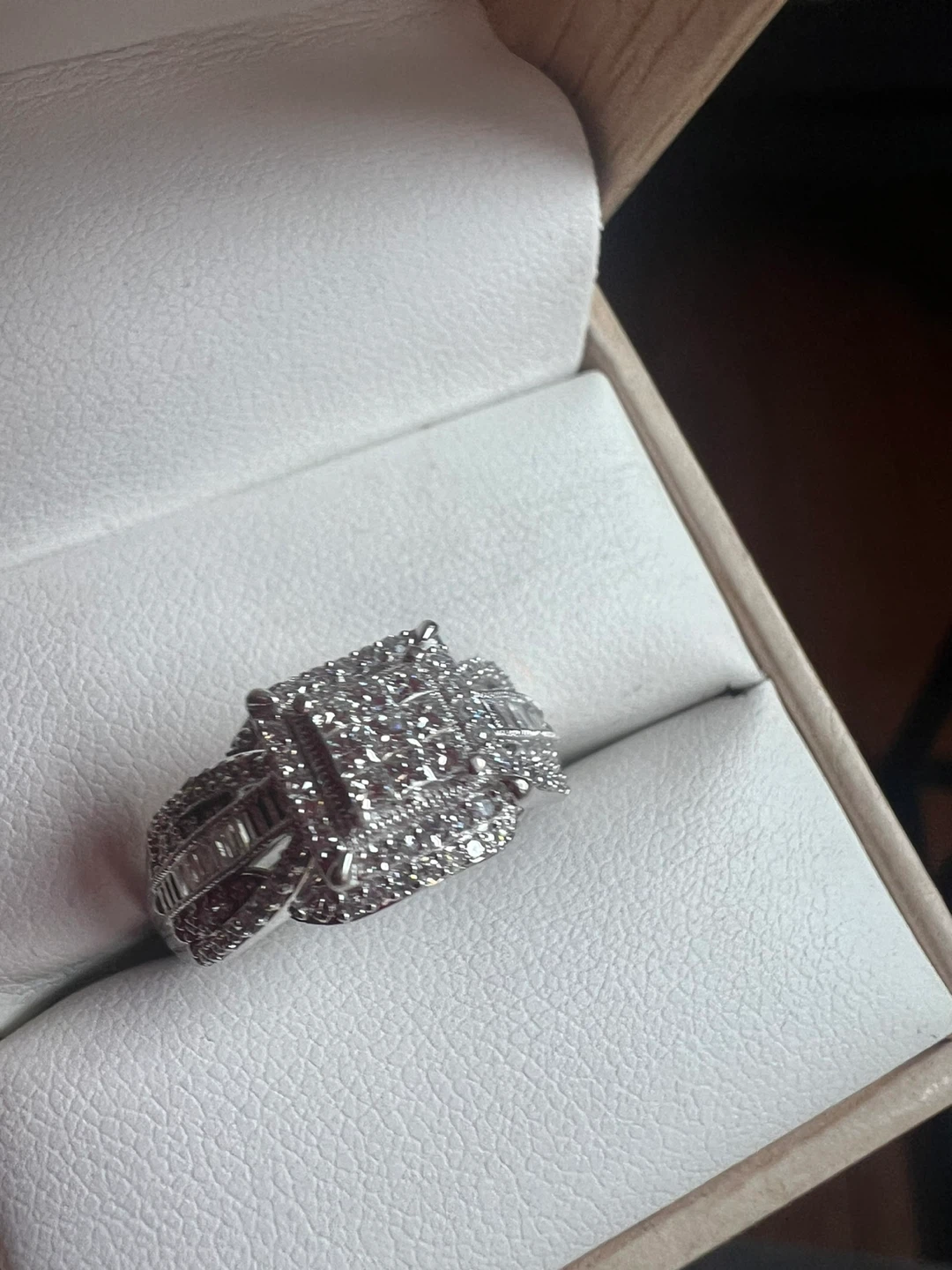 10 k Diamond Engagement Ring